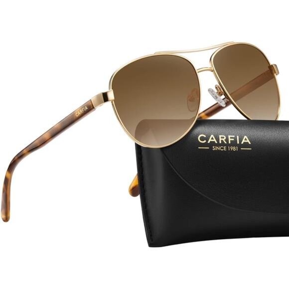 Polarized Sunglasses for Women UV Protection Ultra-Lightweight Metal Frame main image 7